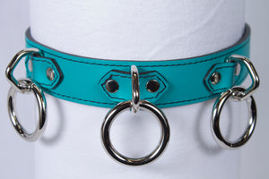 3 Ring Turquoise Collar