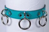 3 Ring Turquoise Collar