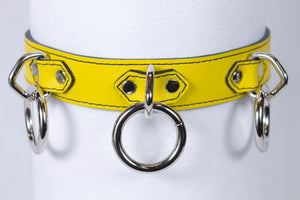3 Ring Yellow Collar